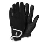 Black Faux Suede Race Glove