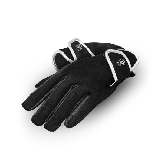 Black Faux Suede Race Glove - Image 3